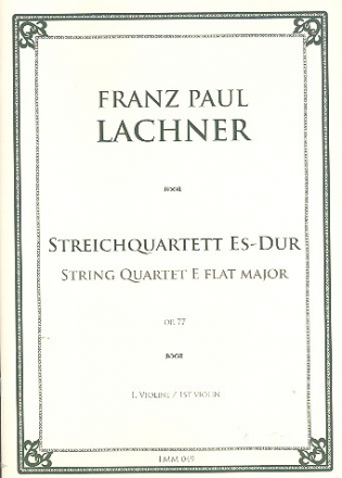 Streichquartett Es-Dur op.77  Stimmen