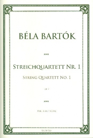 Streichquartett Nr.1 op.7  Partitur