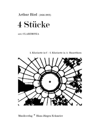 4 Stcke fr Klarinette in C, Klarinette in A und Bassetthorn Partitur und Stimmen