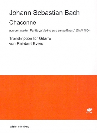 Chaconne aus Partita Nr.2 BWV1004 fr Violine fr Gitarre