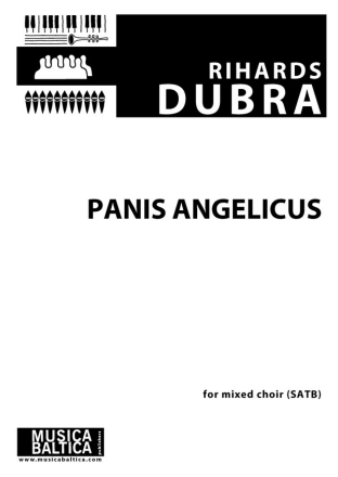 Panis angelicus for mixed chorus a cappella score