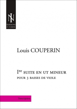 Louis Couperin, Premire suite en ut mineur 3 basses de viole Conducteur + 3 parties spares