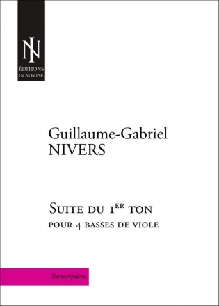 Guillaume Gabriel Nivers, Suite du premier ton 4 basses de viole Conducteur + 4 parties spares