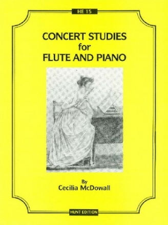 Cecilia McDowall Three Concert Studies for Flute & Piano flute studies, flute & piano