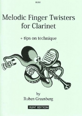 Ruben Greenberg Melodic Finger Twisters for Clarinet clarinet studies