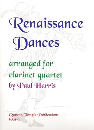 Renaissance Dances for 4 clarinets score and parts