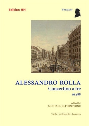 Concertino a tre BI388 for viola, violoncello and bassoon score and parts