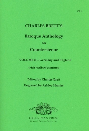 Baroque Anthology vol.2 - Germany and England for counter-tenor and Bc score (Bc realised)