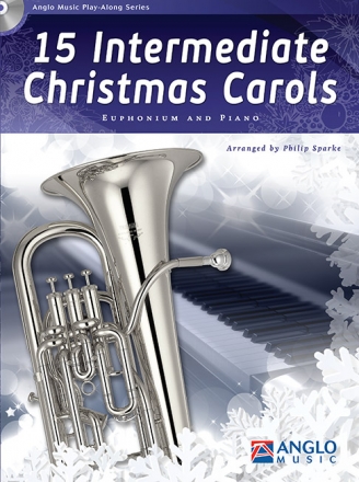 15 Intermediate Christmas Carols (+CD) for euphonium and piano