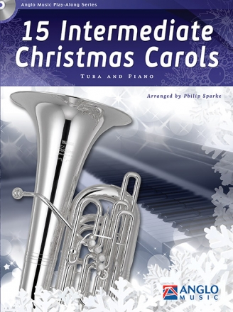 15 Intermediate Christmas Carols Tuba und Klavier Buch + CD