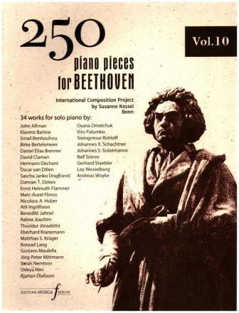 250 Piano Pieces for Beethoven vol.10 for piano