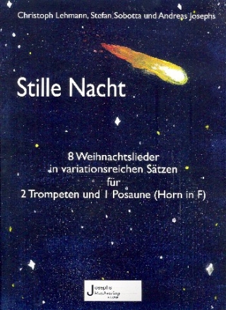 Stille Nacht fr 2 Trompeten und Posaune (Horn in F) Partitur und Stimmen