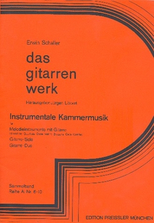 Instrumentale Kammermusik fr Melodieinstrument und Gitarre Spielpartitur