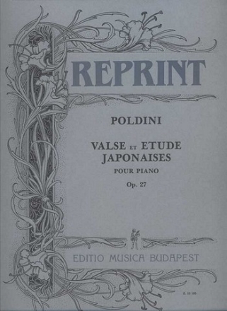 Valse et etude japonaises op.27 pour piano