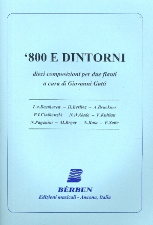 800 e dintorni per 2 flauti partitura