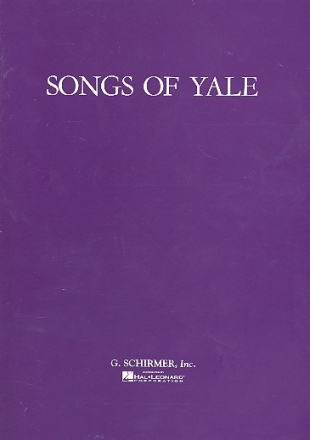 Songs of Yale for male voices a cappella or with piano Bartholomew, M., ed.