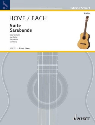 Suite (van den Hove, J.) und Sarabande (Bach, J. S.) fr Gitarre Alfonso, Nicolas, Ed