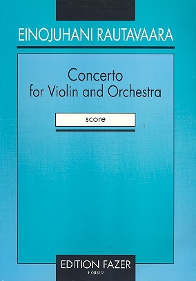 Concerto for violin and orchestra score