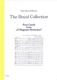 4 carols from o magnum mysterium for mixed chorus a cappella score