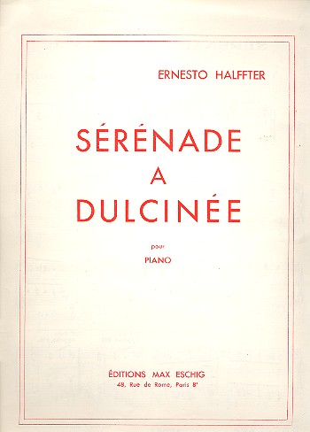 Serenade a dulcinee pour piano