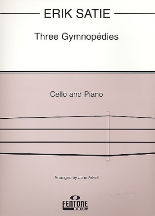 3 Gymnopedies for cello and piano