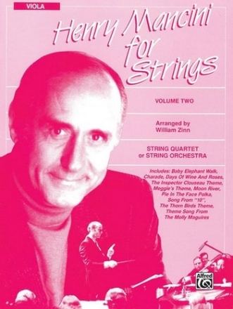 Henry Mancini for strings vol.2 for string quartet or orchestra viola part