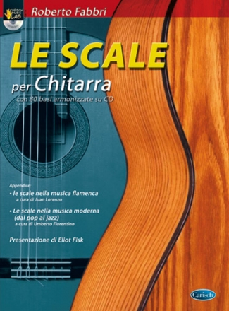 Le scale con 80 basi armonizzate su CD per chitarra