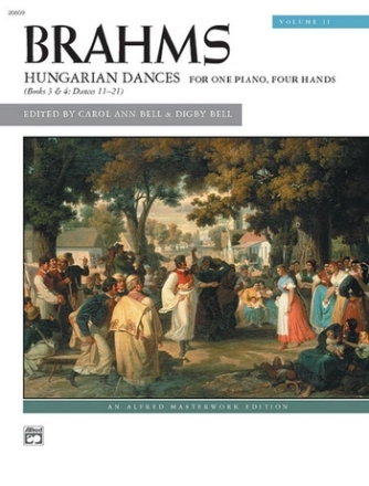 Hungarian dances vol.2 (nos.11-21) for piano 4 hands