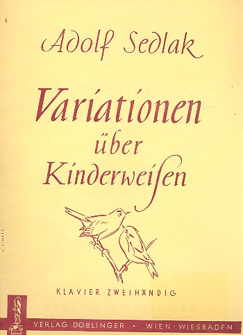 Variationen ber Kinderweisen fr Klavier Verlagskopie