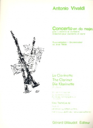 Concerto do majeur pour clarinette et orchestre pour clarinette et piano Thilde, J., arr.