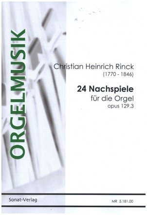 24 Nachspiele fr die Orgel op.129  