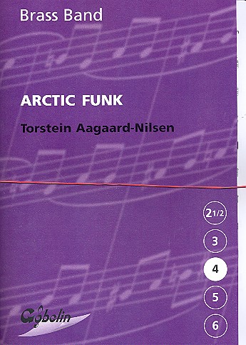 Arctic funk for brass band score and parts