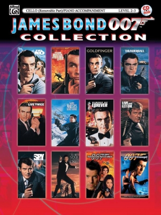 James Bond 007 Collection (+CD) for cello and piano accompaniment