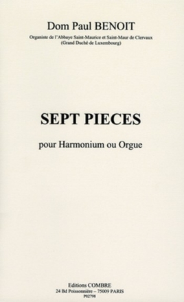 7 pieces  gpour harmonium ou orgue