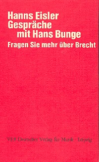 Gesprche mit Hans Bunge Fragen Sie mehr ber Brecht