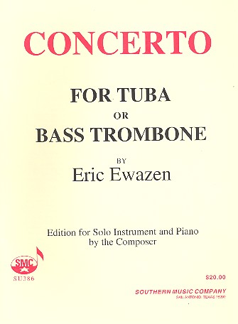 Concerto for tuba or bass trombone and piano