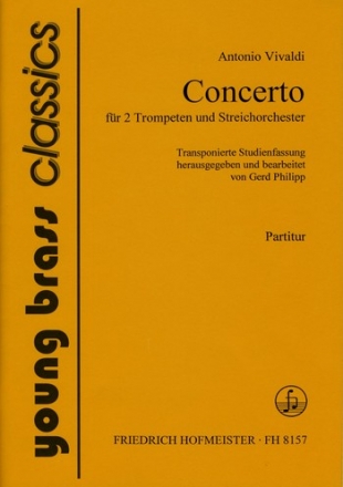 Concerto fr 2 Trompeten und Streichorchester Partitur