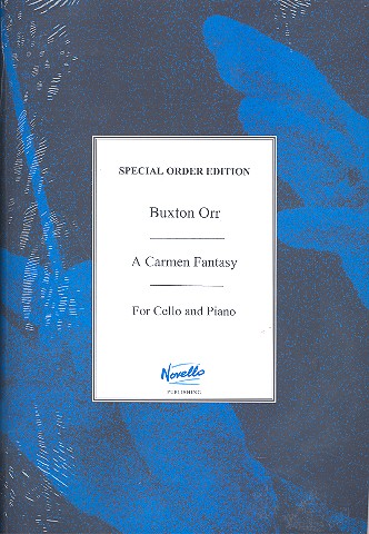 A Carmen fantasy for cello and piano special order edition