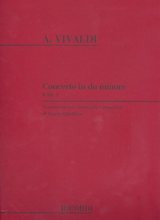 Concerto in do minore per violoncello, archi e cembalo per violoncello e pianoforte