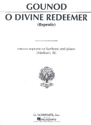 O devine Redeemer for mezzo soprano (baritone) and piano