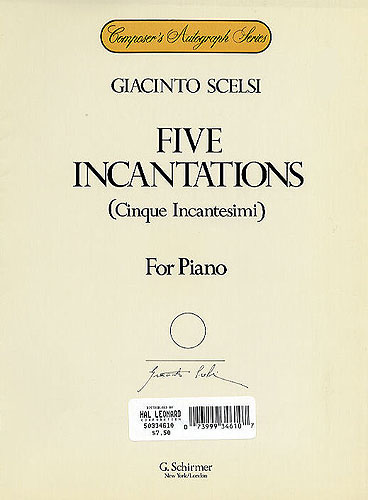 5 Incantations for piano