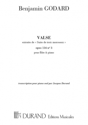 Valse pour flute op.116,3 transcription pour piano