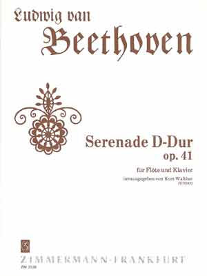 Serenade D-Dur op.41 fr Flte und Klavier (Urtext)