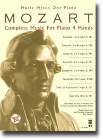 Music minus one piano complete music for piano 4 hands