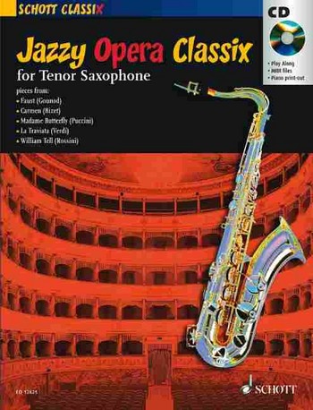 Jazzy Opera Classix (+CD) for tenor saxophone