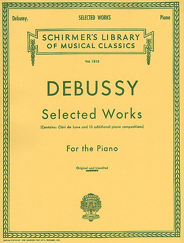 Selected works for piano Schirmer library vol.1813