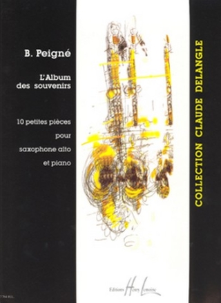 L'album des souvenirs 10 petites pieces pour saxophone alto et piano