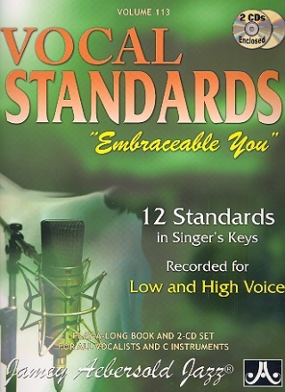 Vocal Standards (+Online Audio) for low and high Voice