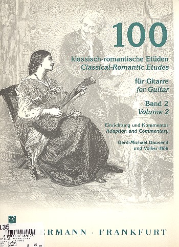 100 klassisch-romantische Etden fr Gitarre 3 Bnde komplett