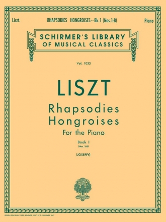 Rhapsodies hongroises vol.1 (nos.12-8) pour piano Joseffy, Raffael, ed